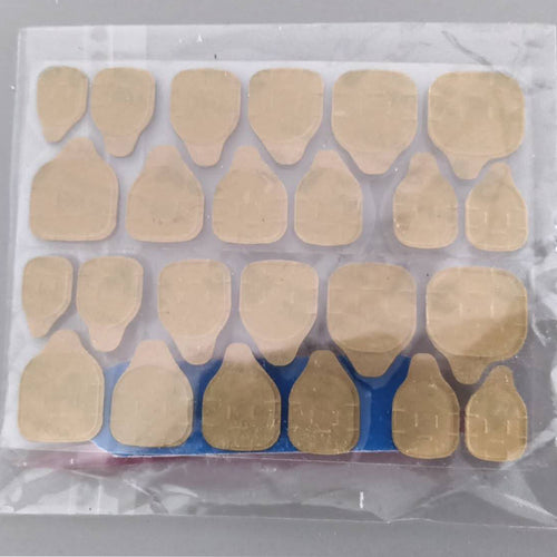 Adhesivos de Gelatina Premium para Uñas | 60 Piezas de Pegamento en Gel Extra Fuerte | No Daña la Uña y es Reutilizable | Set de 5 Planillas