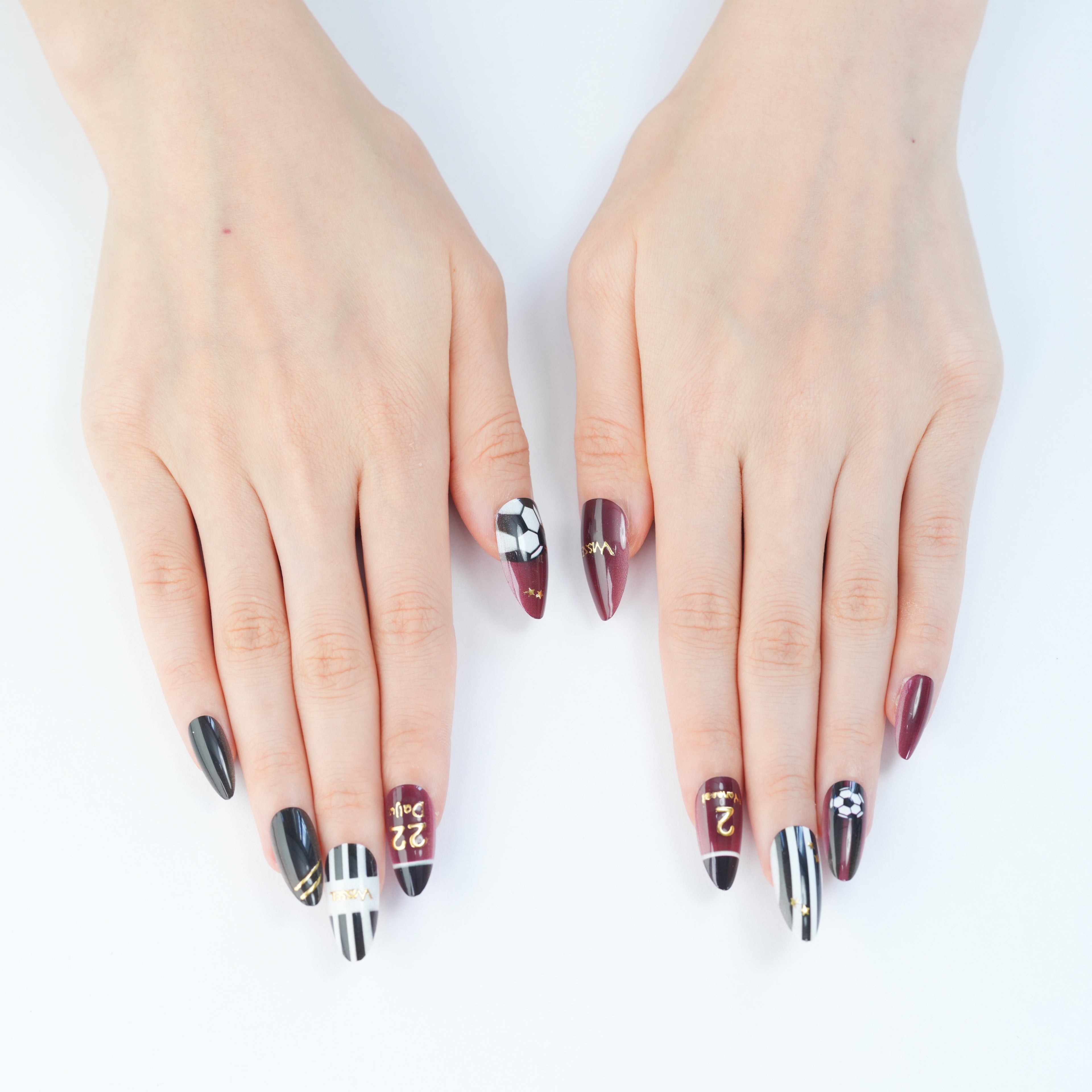 Uñas Press On artesanales del Mundial | Set de 24 piezas Reutilizables | Todos los países | Producto para Fans del Fútbol