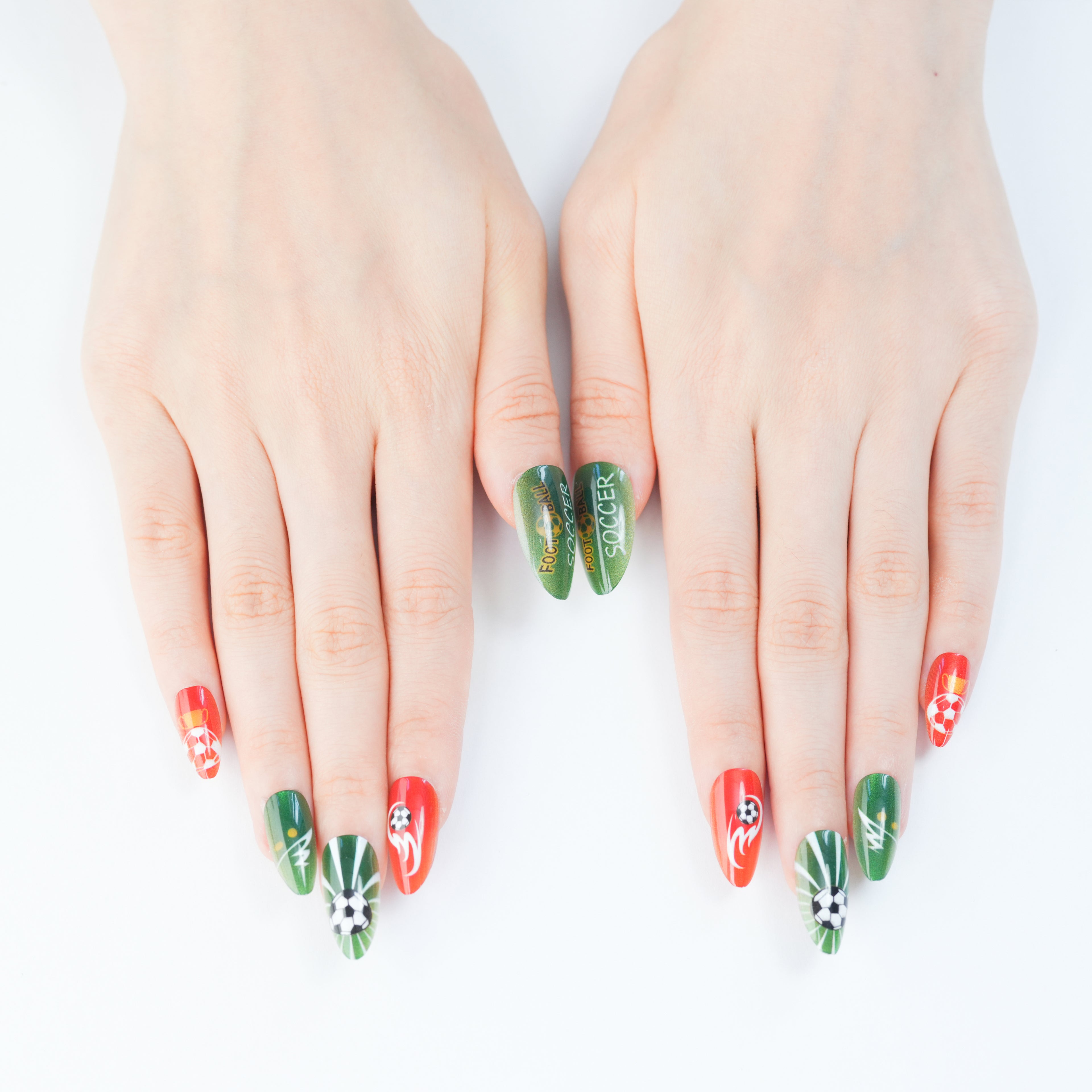 Uñas Press On artesanales del Mundial | Set de 24 piezas Reutilizables | Todos los países | Producto para Fans del Fútbol