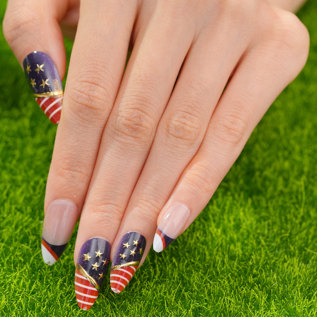 Uñas Press On artesanales del Mundial | Set de 24 piezas Reutilizables | Estilo Selección Francia 1 Modelos | Producto para Fans del Fútbol